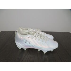Under Armour Blur Pro Lacrosse Cleats Womens 8 White Athletic Lace Up Low